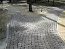 Тротуарная плитка Классика 1КЛ6ф Нобетек Коричневый верхний прокрас на сером цементе купить в "Строй-Ресурсе"