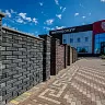 Забор BRICK Блок рядовой доборный оливковый купить в "Строй-Ресурсе"