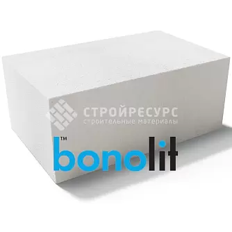 Блок Bonolit стеновой D600 B3,5 B5,0 600*250*375 в "Строй-Ресурсе"