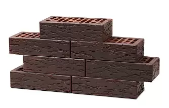 Кирпич лицевой Воротынск М150 1,0НФ антик руст (утолщ. лиц. стенка) купить в "Строй-Ресурсе"