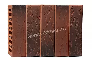 Кирпич лицевой Воротынск М150 1,0НФ кортен флеш руст (утолщ. лиц. стенка) купить в "Строй-Ресурсе"