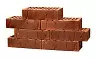 Кирпич лицевой Воротынск М150 1,0НФ кортен кора (утолщ. лиц. стенка) купить в "Строй-Ресурсе"