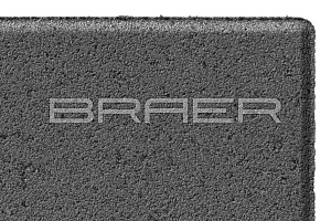 Тротуарная плитка Braer Домино серый фотография