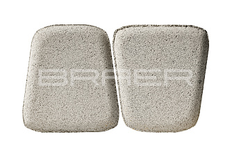 Тротуарная плитка Braer Классико круговая Белый купить в "Строй-Ресурсе"